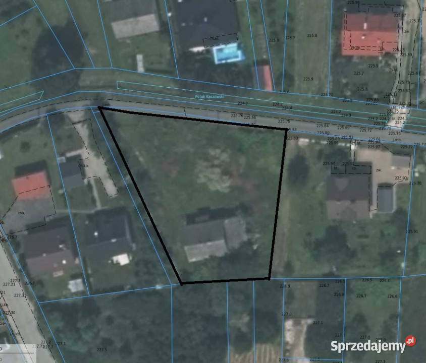 Sprzedam działke Działka 16ar 16 ar dom do Kaszów sprzedam