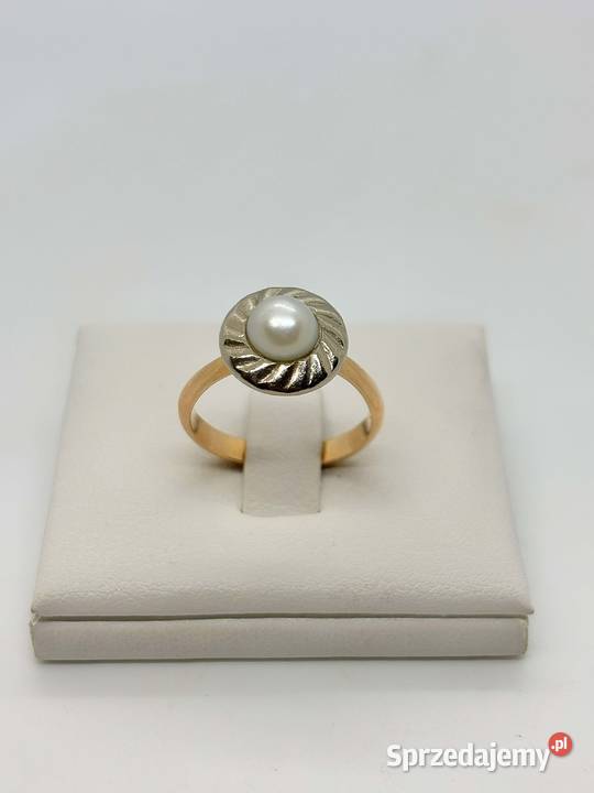 Złoty pierścionek próby 585 401g Rozmiar 14 złoto Elbląg