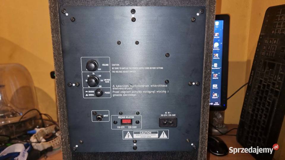 Subwoofer Technics SBAS100 100Watt 2way aktywny Słuchawki i głośniki Warta