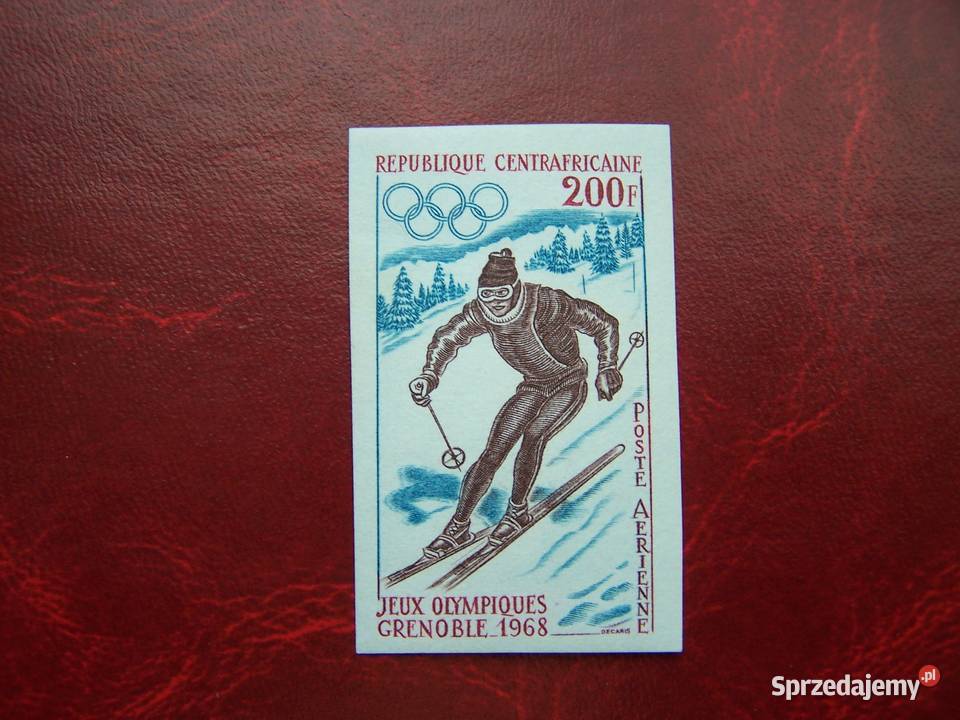 Centralna Afryka 1968 Olimpiada Grenobl 68 Sport Tychy sprzedam
