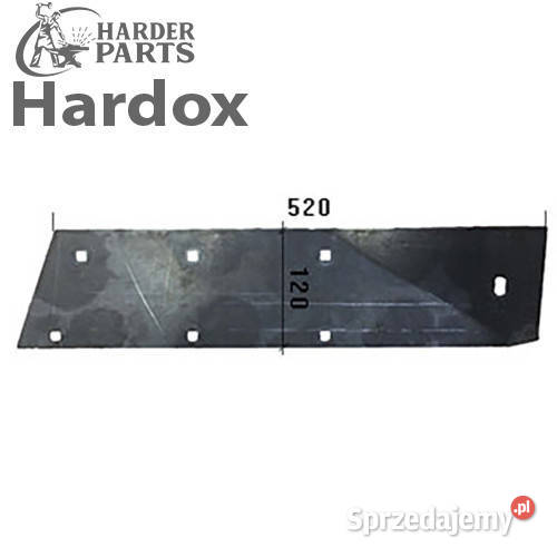 Osłona HARDOX 763911/P części do sieczkarni CLAAS