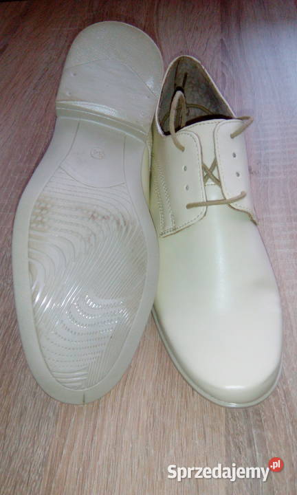 Buty 34 dł wkł 24 Beżowe Białe do Komu Rozmiar 34 Wołomin