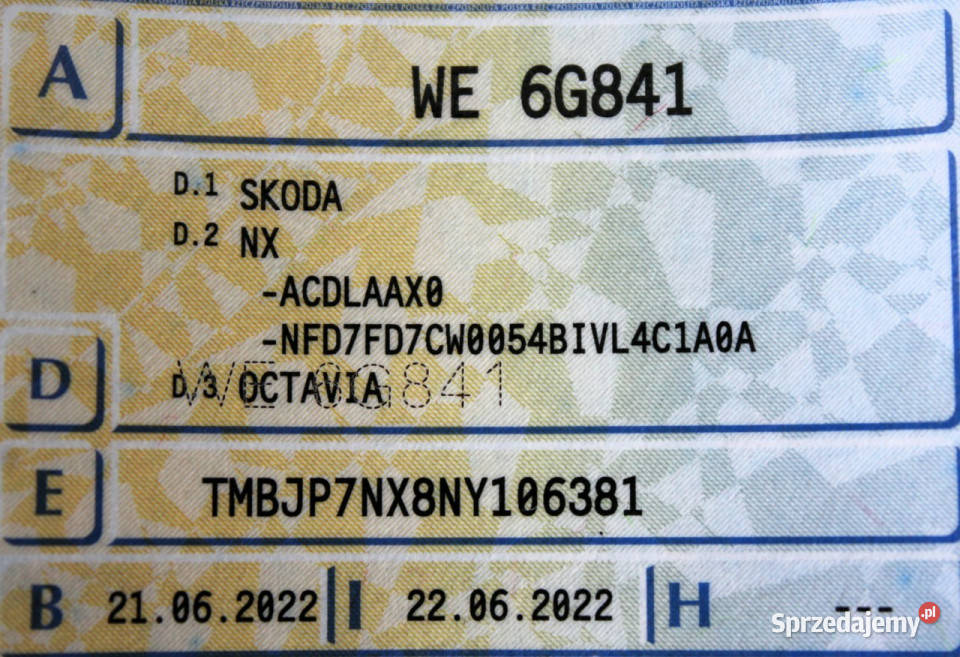 koda Octavia Automat SalonPL FV23 Ambition 1WŁ autoalarm Sokołów