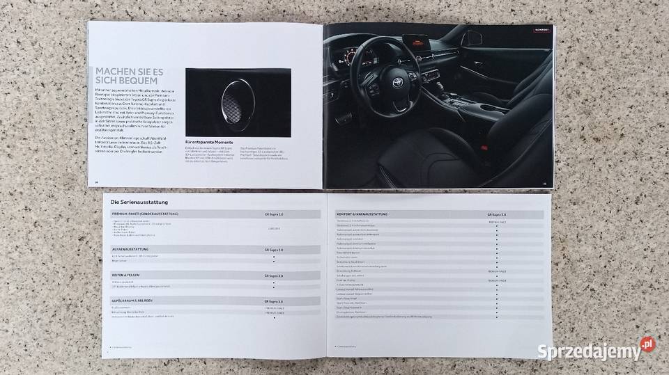 TOYOTA Supra GR Prospekt Kultura i Rozrywka Bytom sprzedam