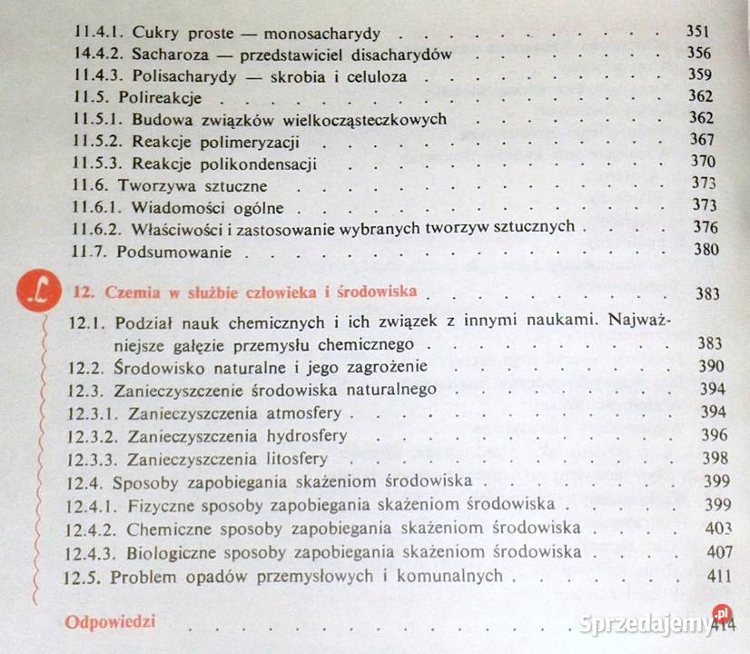 Chemia kl I i II techników Elżbieta Matusewicz twarda sprzedam