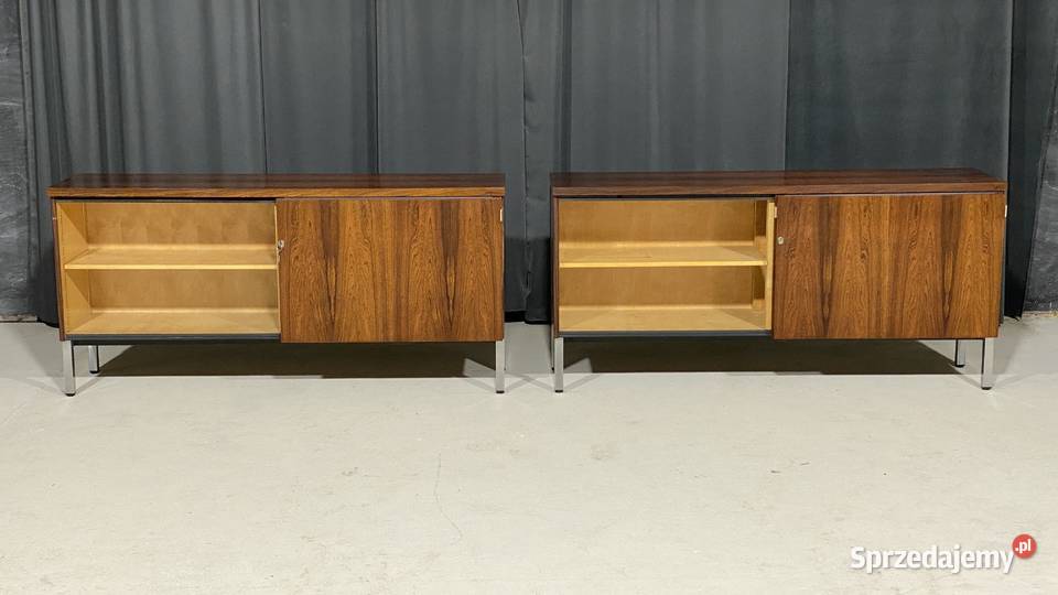 Para modernistycznych sideboardów palisander