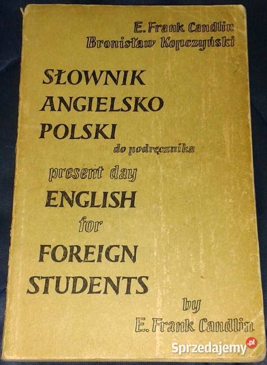 Słownik angielskopolski do podręcznika present Kultura i Rozrywka Chełm sprzedam