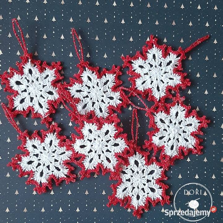 Szydełkowe gwiazdki na choinkę Inowrocław