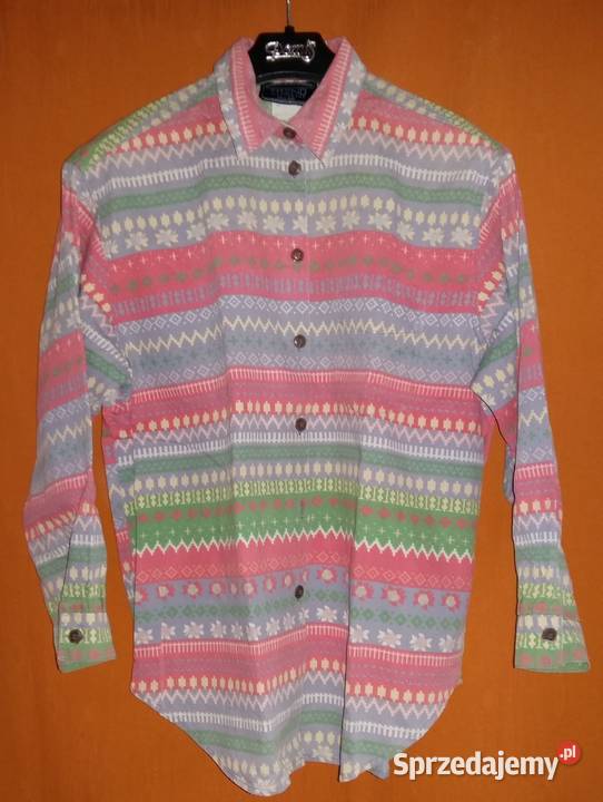 Bluzka koszulowa sportowa M różowy łódzkie Łódź sprzedam