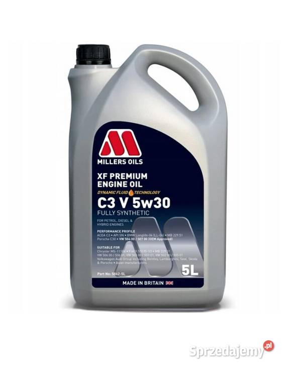 OLEJ Millers XF Premium C3 V 5W30 5862 5L Nowa Karczma