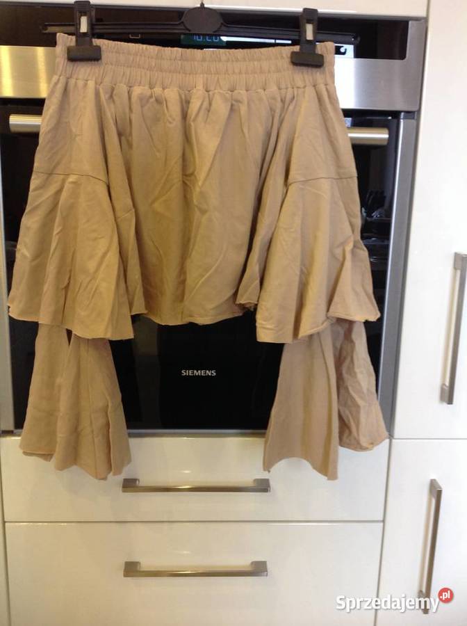 Top Bluzka Hiszpanka Damska XS Beżowa NOWA Topy i koszulki Nowa Sól