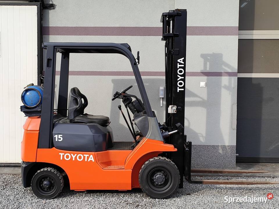 Wózek widłowy Toyota 7FG15 Lpg podnosi 35M