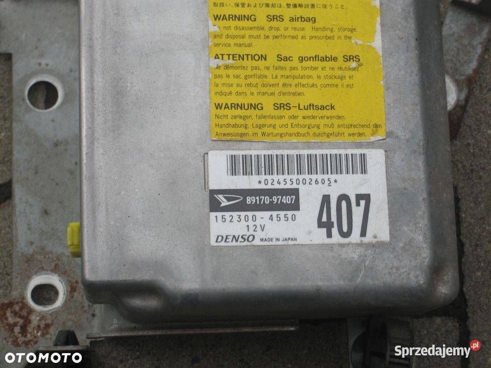 daihatsu sirion 0205r sensor poduszek