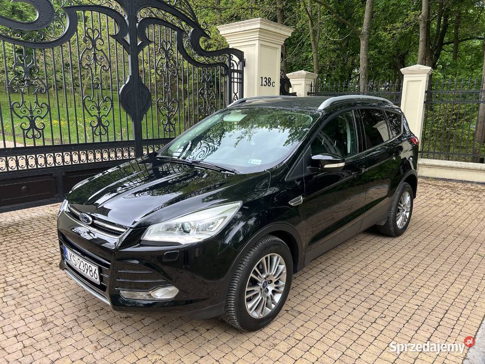 Ford Kuga Mk2 Suv 20TDCi 140 Czarny Skóry Nowa Słupia