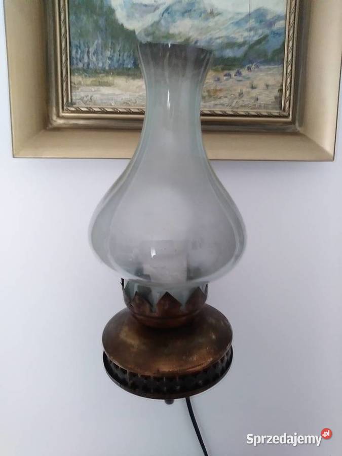 vintage kinkiet metaloplastyka