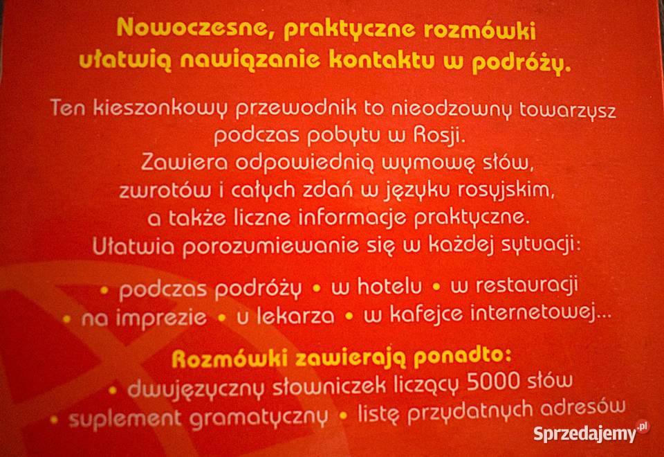 Rozmówki rosyjskie ze słowniczkiem 5000 słów kujawsko-pomorskie Chełmno