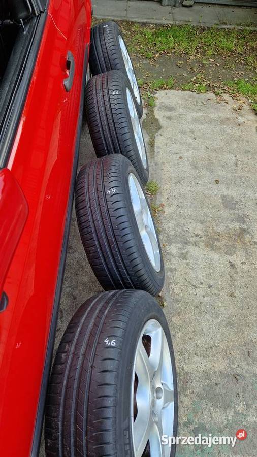koła felgi 15 4x100 opony 18560r15 michelin Kępno