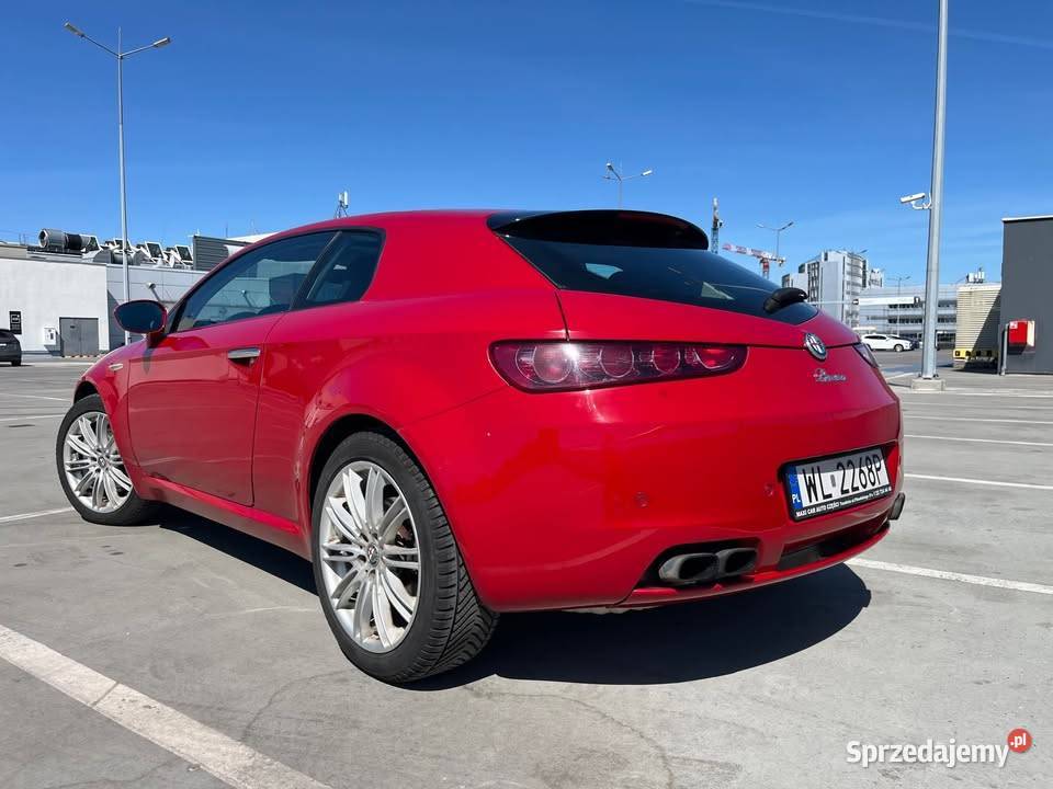 Alfa Romeo Brera czerwona 32 V6 JTS 260 napęd