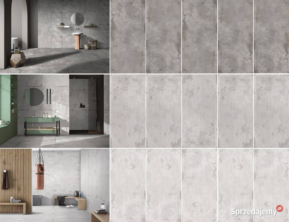 gres 60120 festive grey silver bianco carving Gorzów Wielkopolski