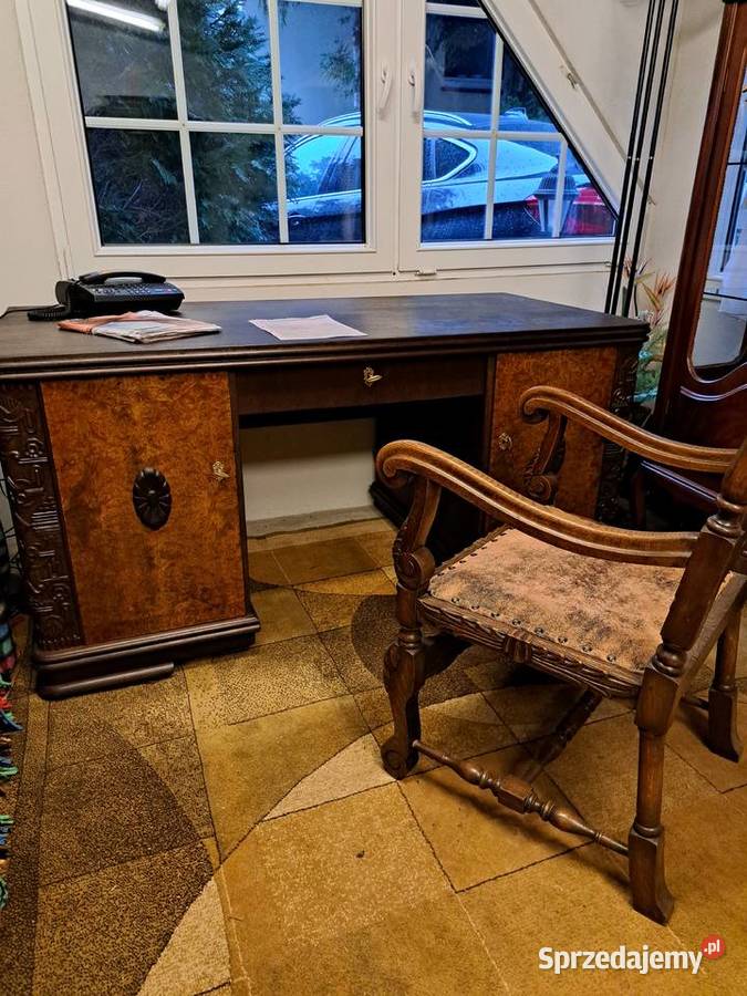 Biurko gabinetowe secesja Myślibórz