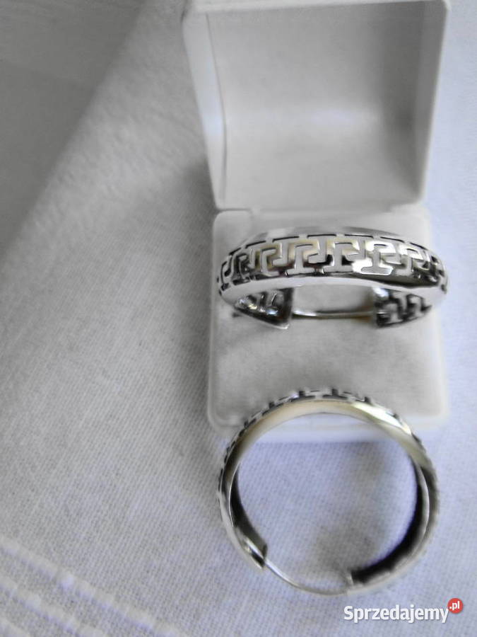 Zjawiskowe kolczyki srebro 925