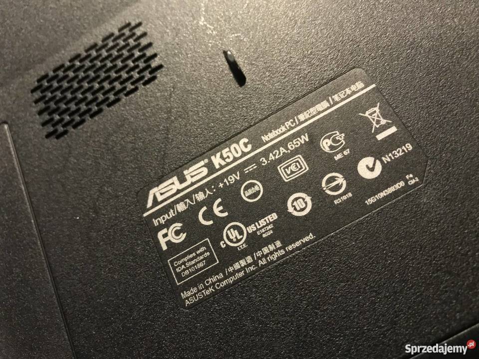 Asus k50c замена процессора