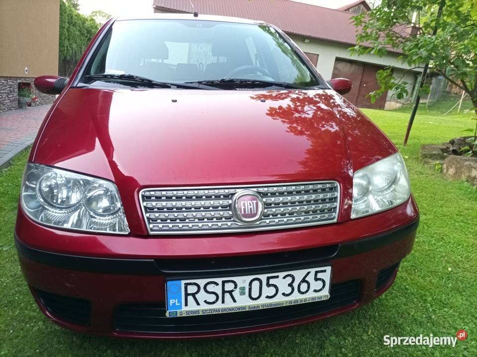 Fiat Punto Classic 12 Benzyna 2009r Żarnowa