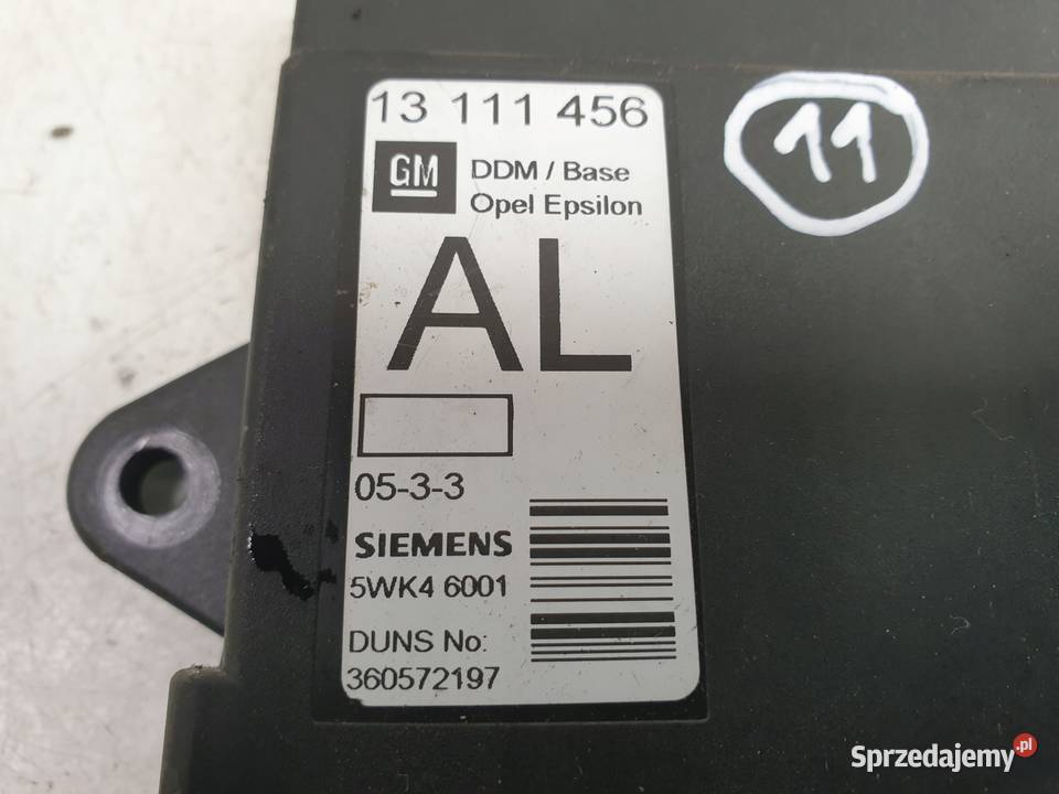 Opel Vectra C MODUŁ DRZWI Sterownik Lewy przód Rudka