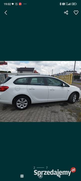 Opel Astra J Zarejestrowany w Polsce Grudziądz