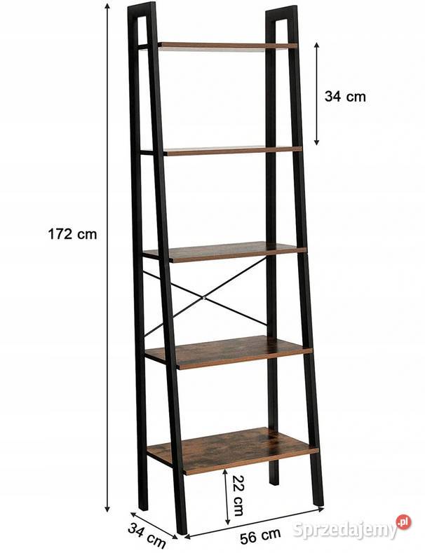 Regał Półka Drabinka Industrialny Loft Choroszcz