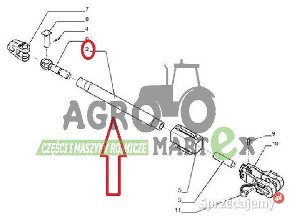 87315057 87311417 TULEJA NASTAWCZA CNH New Holland sprzedam