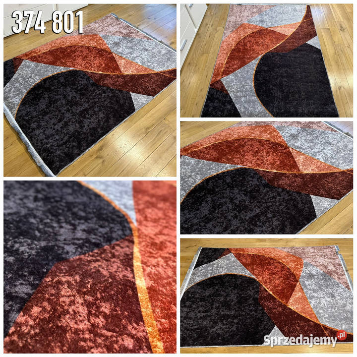 NOWOCZESNY DYWAN 130X190 PRINT 374801 CIENKI