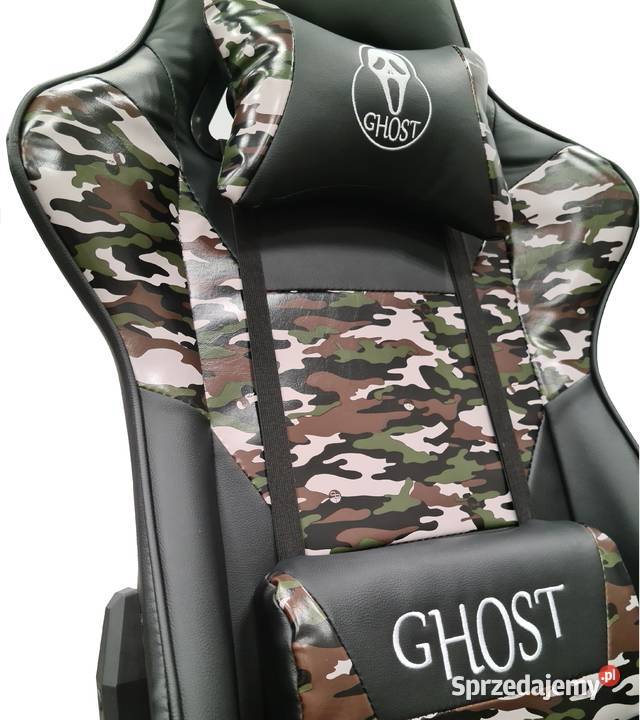 FOTEL GAMINGOWY REGULOWANE PODŁOKIETNIKI Skawina