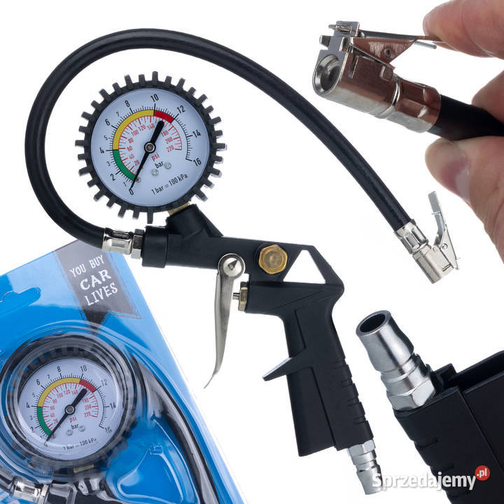 Pistolet Pneumatyczny z Manometrem 016 Bar 35 Ludźmierz