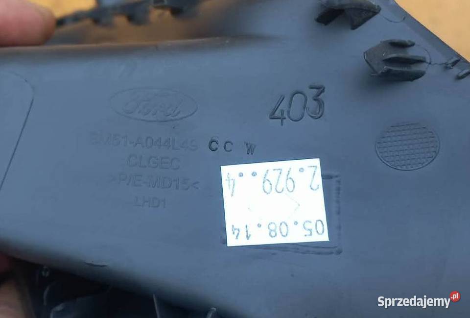 FORD FOCUS MK3 III OSŁONA PROGU SŁUPKA PRAWY TYŁ Radom