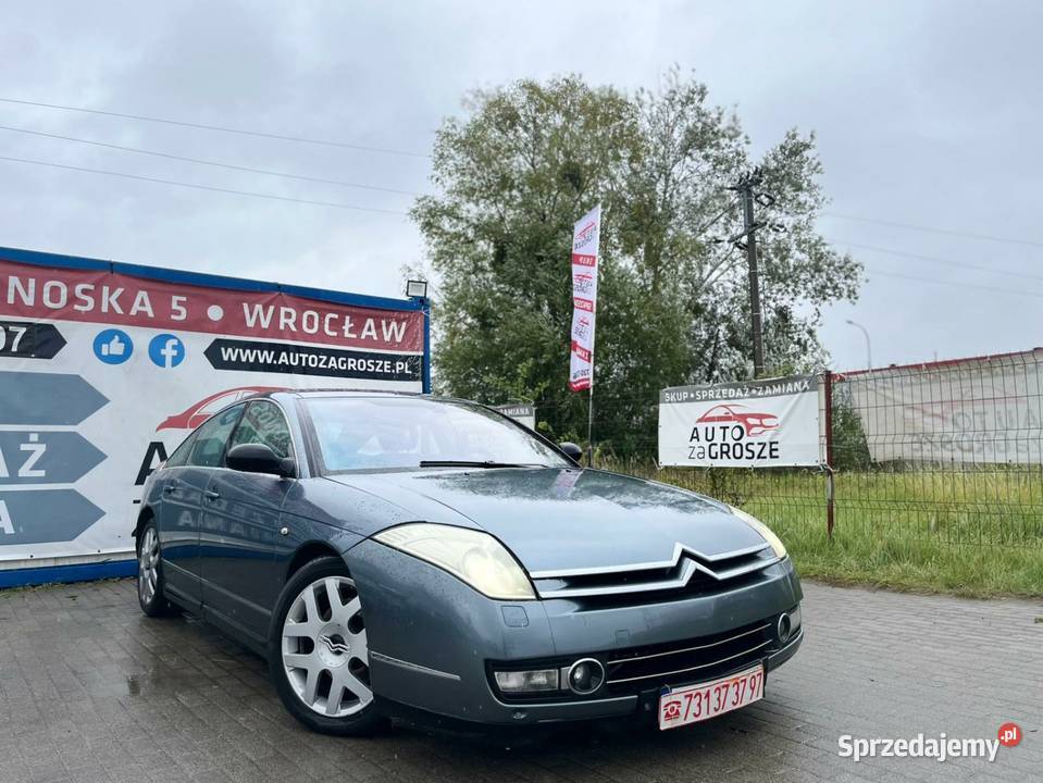 Citroen C6 27 HDI 2006 Automat Pneumatyka Skóry Wrocław