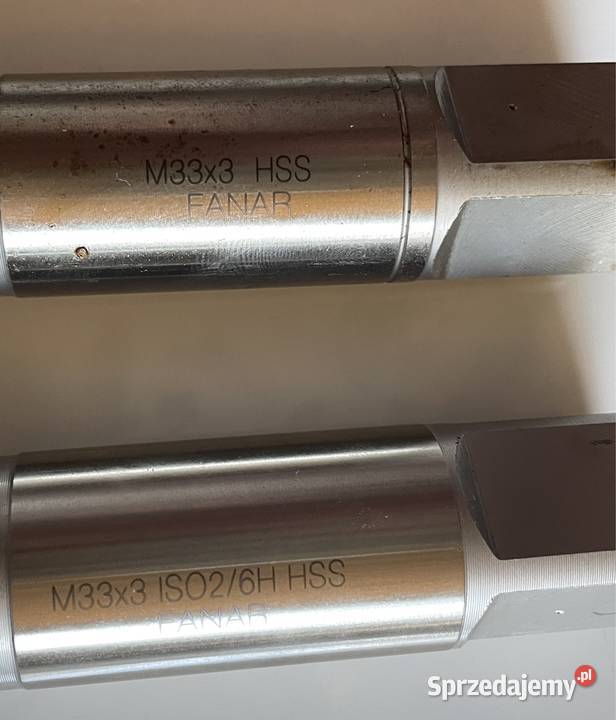 Gwintownik M33x3 ISO26H HSS FANAR Czarnożyły