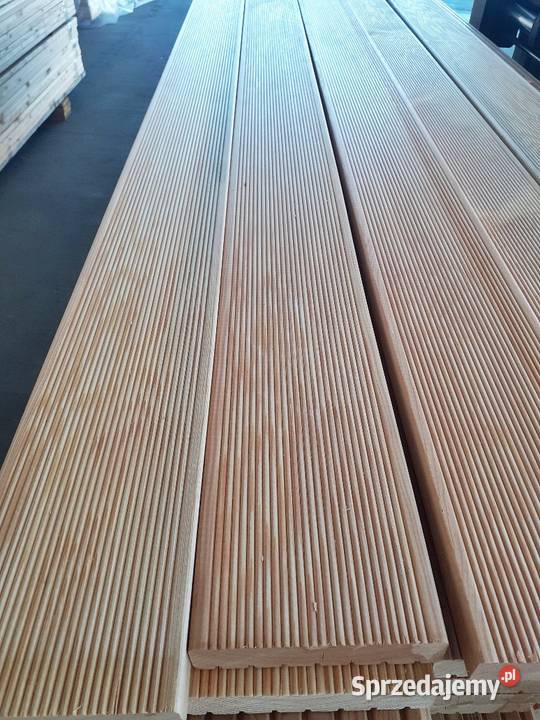 Deska tarasowa modrzew syberyjski 27x142mm KLASA Zielona Góra sprzedam