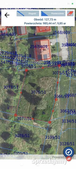 Działka budowlana Lędziny Smardzowice