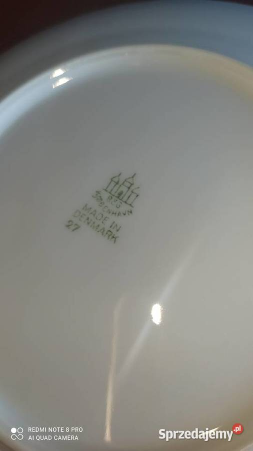 Talerzyk deserowy BG Kjobenham Made in Denmark Gdańsk