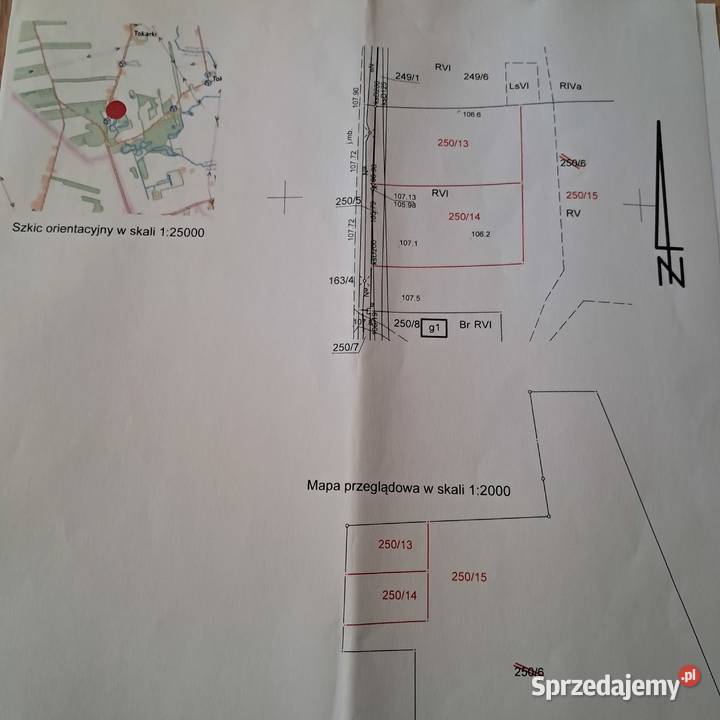 Sprzedam działkę budowlaną Tokarki sprzedam