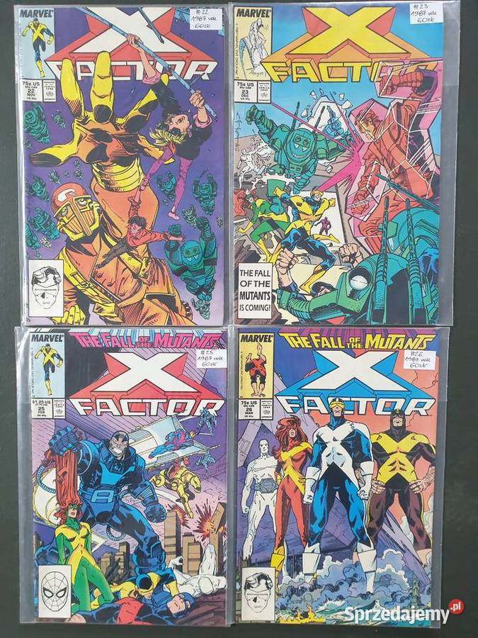 XFactor kolekcja 29 oryginalnych komiksów Marvel Rok wydania 1985 pomorskie Gdynia