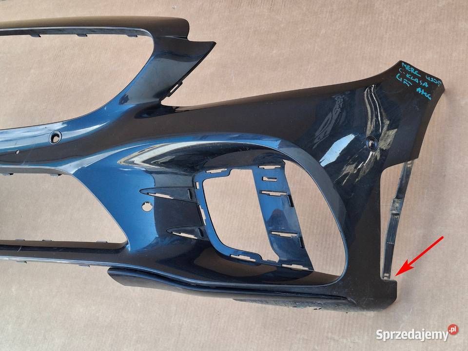 MERCEDES CKLASA W205 LIFT AMG ZDERZAK PRZÓD