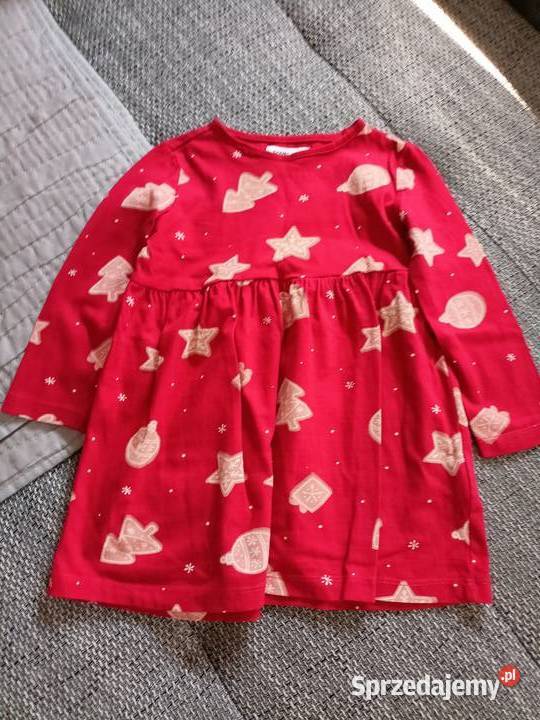 Śliczna sukienka świąteczna rozmiar 98 kujawsko-pomorskie Włocławek sprzedam