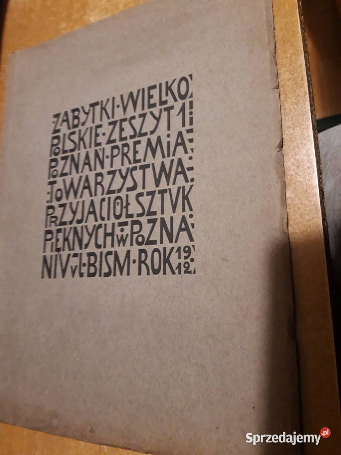 Zabytki Wielkopolskie15 19121917ilustr psk Antykwariat Iwno