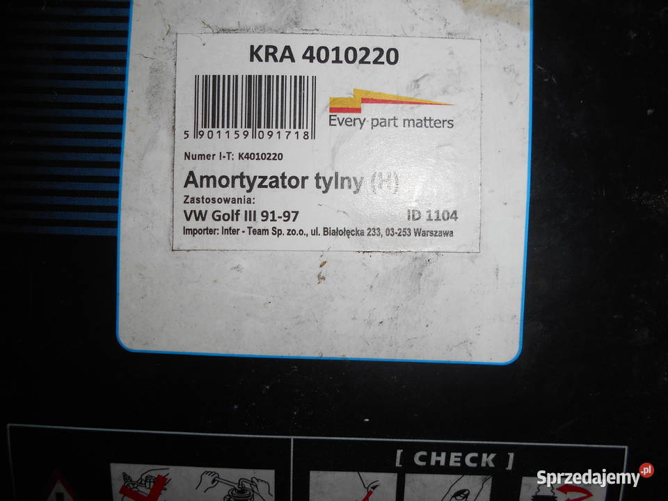 Sprężyny i amortyzatory całość 700 Szczecin