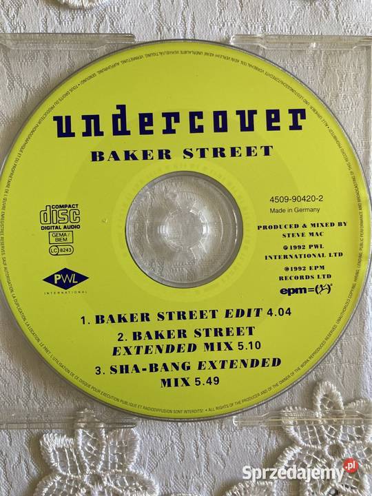 Płyta CD Single Undercover Baker Street Maxi