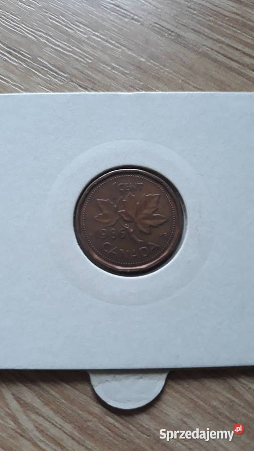 1 Cent Kanada 1986 r wielkopolskie Konin
