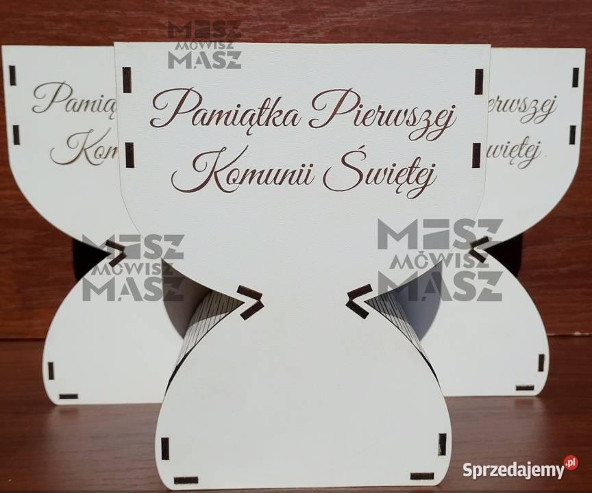 Drewniana Pamiątka Pierwszej Komunii Świętej Kielce