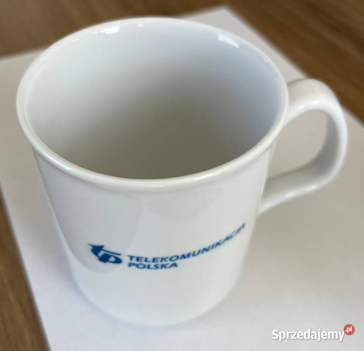 Kubek porcelanowy Telekomunikacja Polska Warszawa